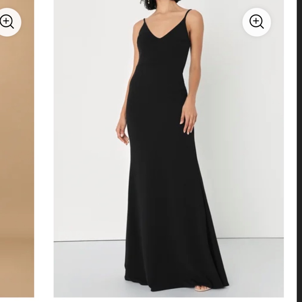 LULUS Infinite Glory Black Maxi Dress